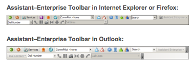 Assistant Enterprise Toolbar